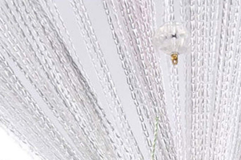 FUT String Tassel Crystal Beads Curtain, Partition Door Curtain Beaded String Curtain Door Screen Panel Home Decor Divider for Bridal Chamber Room Beauty Salon Bedroom New Home Hotel Decoration 1x2m - Image 3